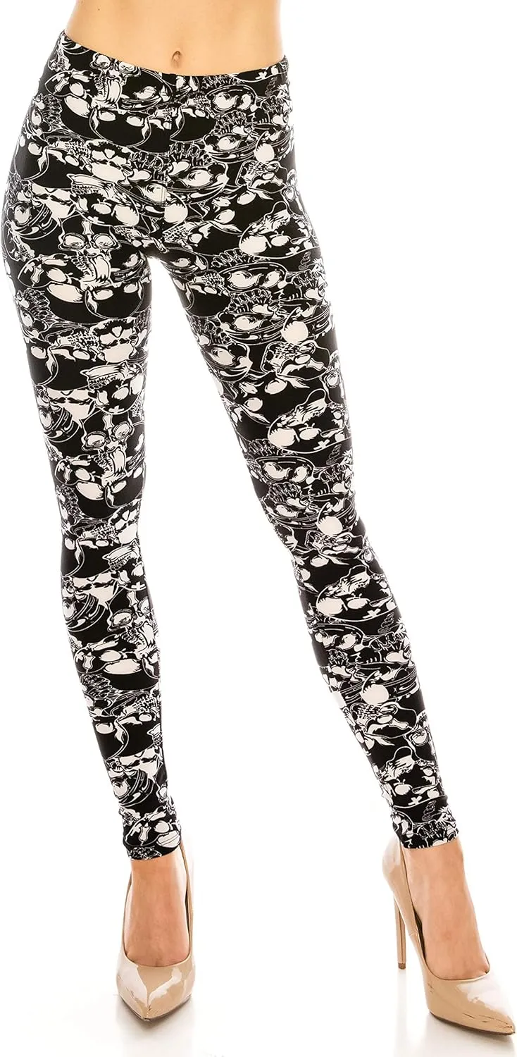 Eevee Women’s High Waist Workout Leggings - Casual Stretch Lightweight Comfort Sports Yoga Running Athletic Lounge Pants