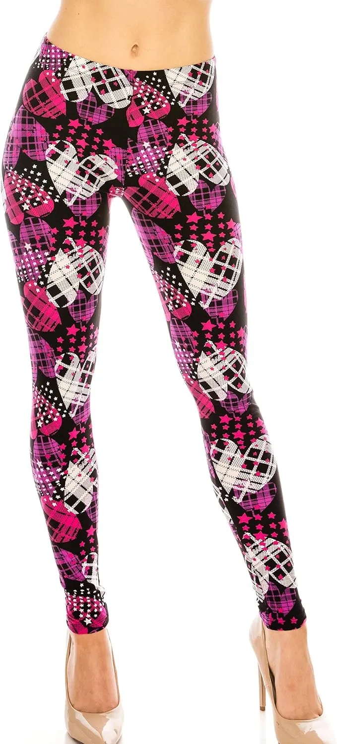 Eevee Women’s High Waist Workout Leggings - Casual Stretch Lightweight Comfort Sports Yoga Running Athletic Lounge Pants
