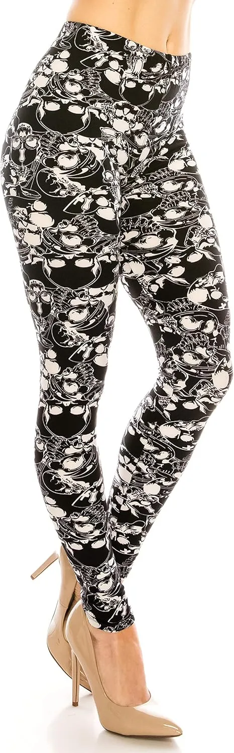 Eevee Women’s High Waist Workout Leggings - Casual Stretch Lightweight Comfort Sports Yoga Running Athletic Lounge Pants