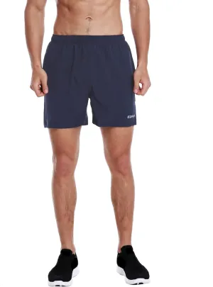 EZRUN Men's 5 Inches Running Workout Shorts Quick Dry Lightweight Athletic Shorts with Liner Zipper Pockets