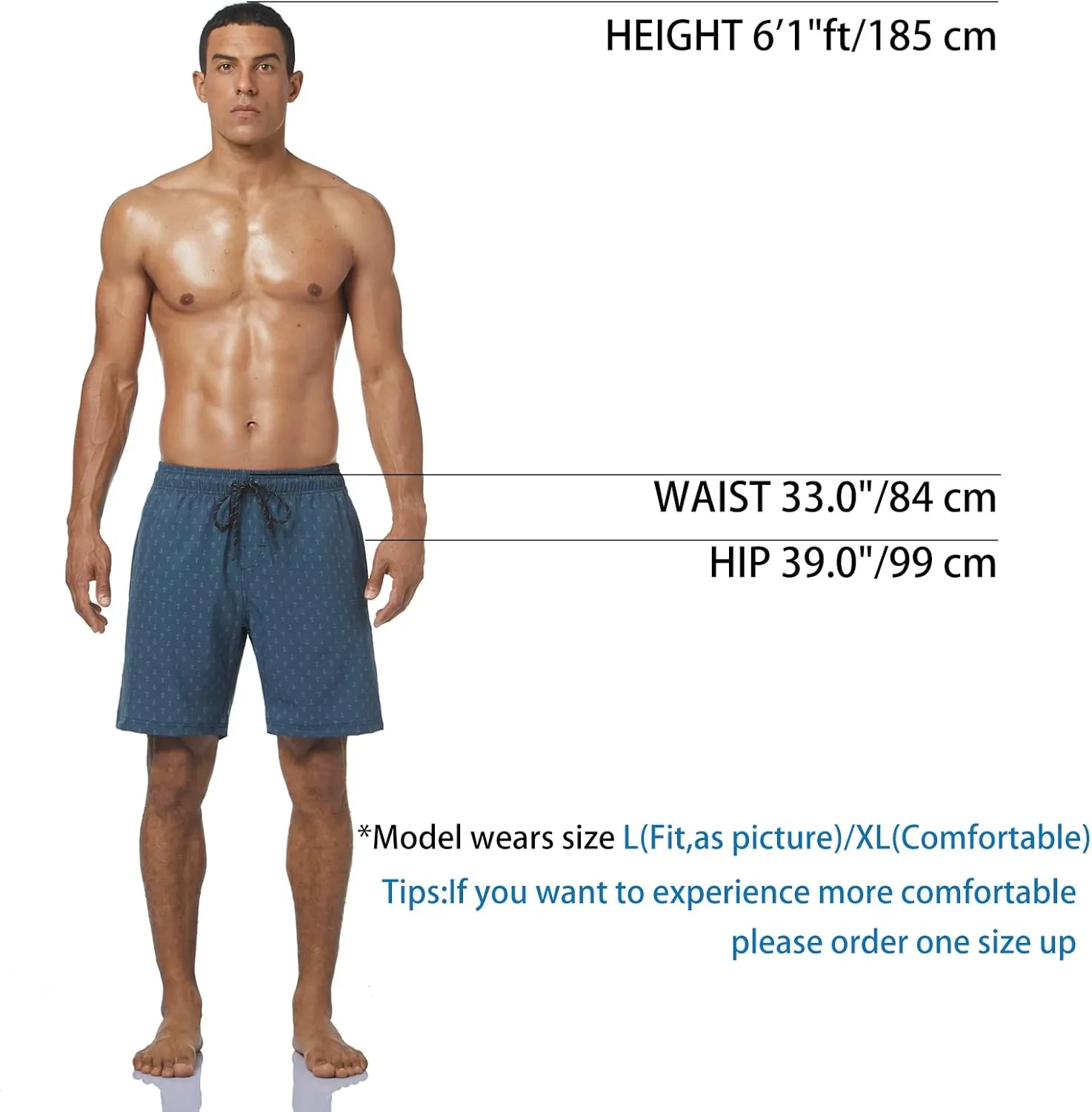 Flytop Mens Swim Trunks Quick Dry Board Shorts with Zipper Pockets Bathing Suit