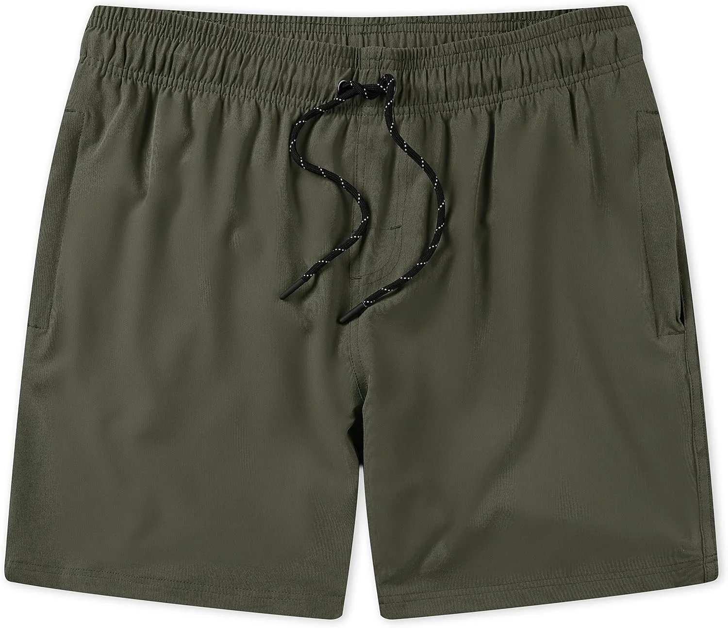 Flytop Mens Swim Trunks Quick Dry Board Shorts with Zipper Pockets Bathing Suit