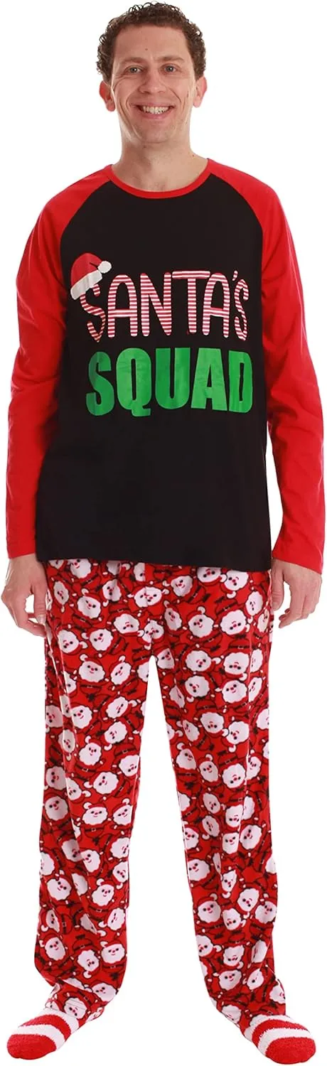 #followme Matching Christmas Pajamas for Family or Couples – Santa’s Squad