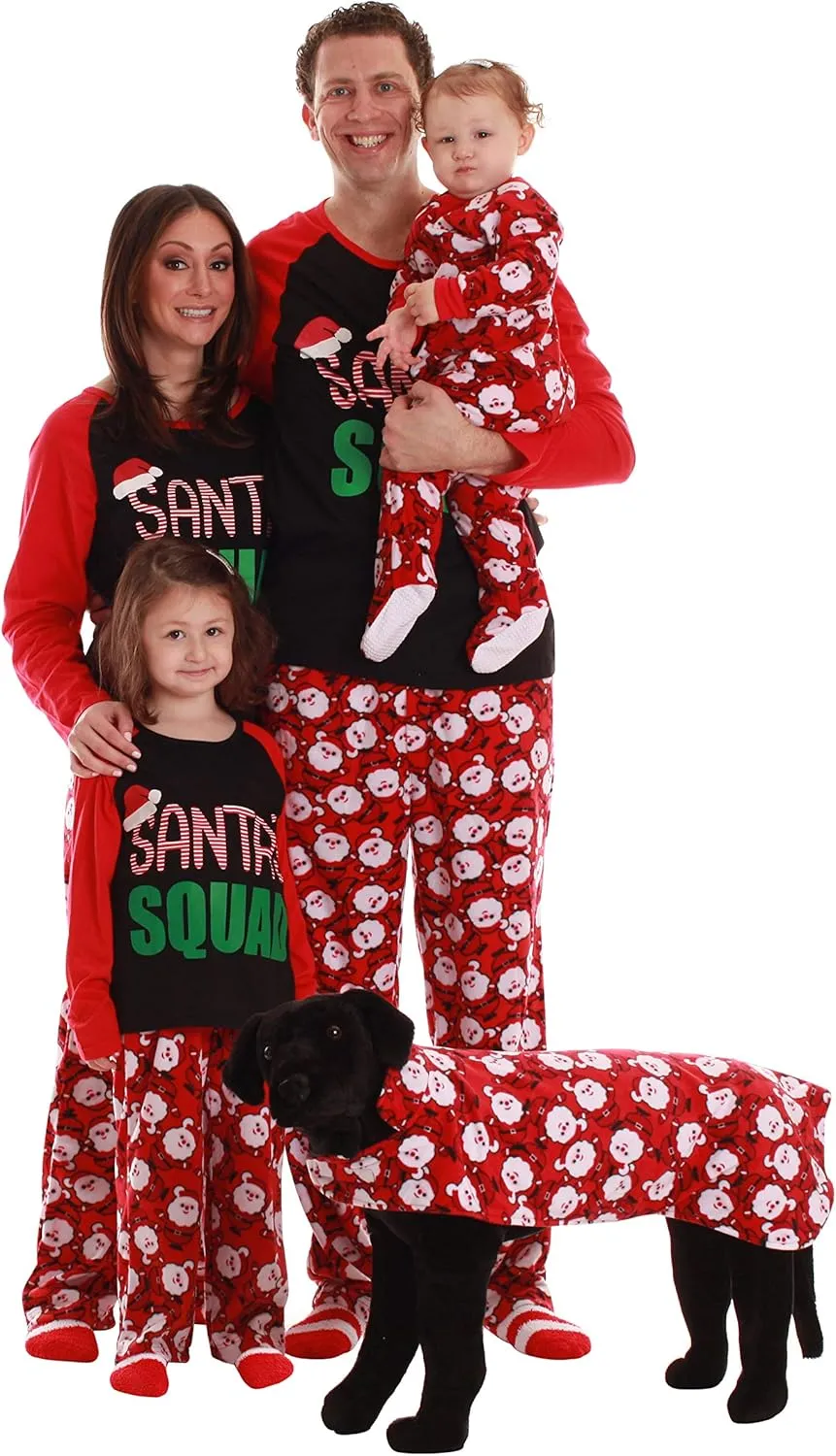 #followme Matching Christmas Pajamas for Family or Couples – Santa’s Squad