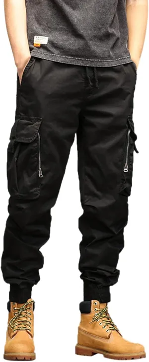 GIERIDUC Men's Essentials Fleece Sweatpants Mens Relaxed Fit Khaki Pants Tactical Work Pants for Men Olive Green Chino Pants