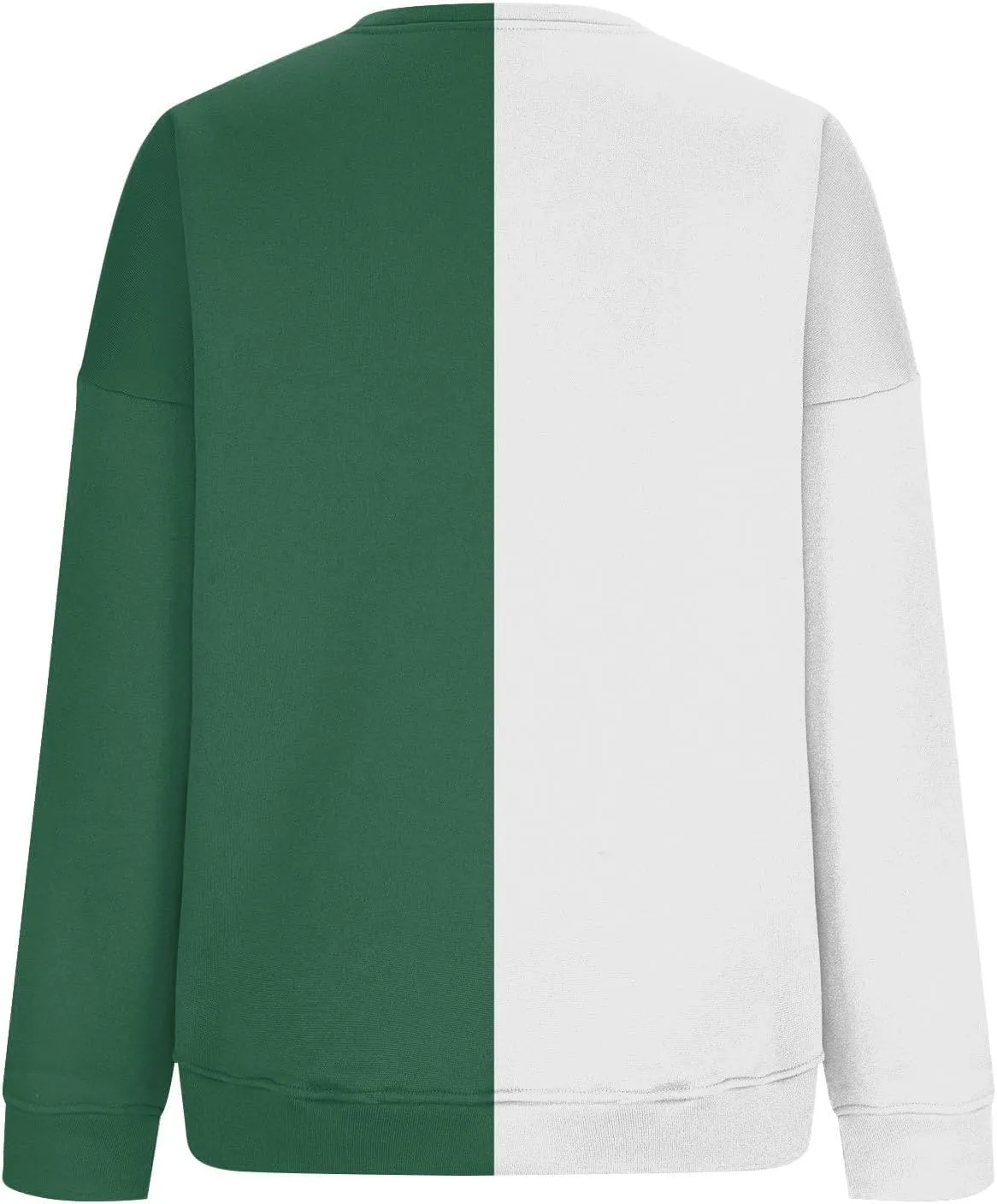 GOFULY Crew Neck Oversized Sweatshirt For Girls Long Sleeve Fall Tops Crop Striped Color Block Sweatshirts Winter Pullover