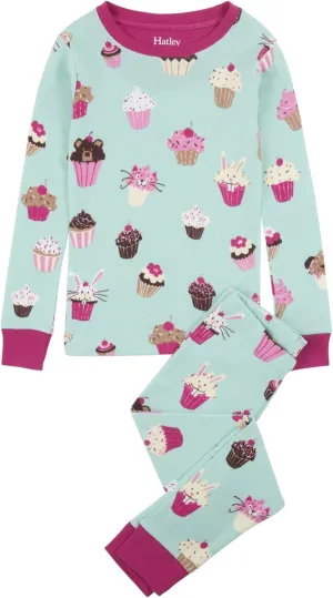 Hatley Girls Organic Cotton Long Sleeve Printed Pajamas
