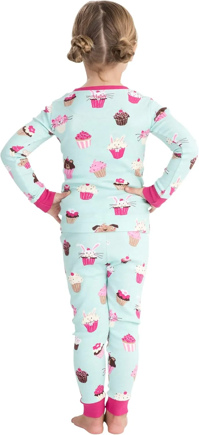 Hatley Girls Organic Cotton Long Sleeve Printed Pajamas