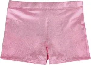 HDE Gymnastics Shorts for Girls Dance Short Glitter Sparkle Tumbling Bottoms