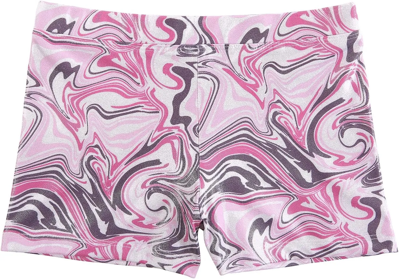 HDE Gymnastics Shorts for Girls Dance Short Glitter Sparkle Tumbling Bottoms