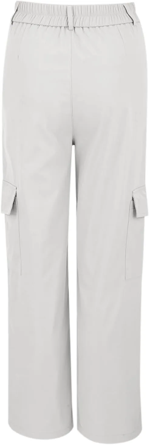Hiking Cargo Pants for Women Relaxed Fit Casual High Waisted Straight Wide Leg Trousers Y2K Streetwear with Pockets