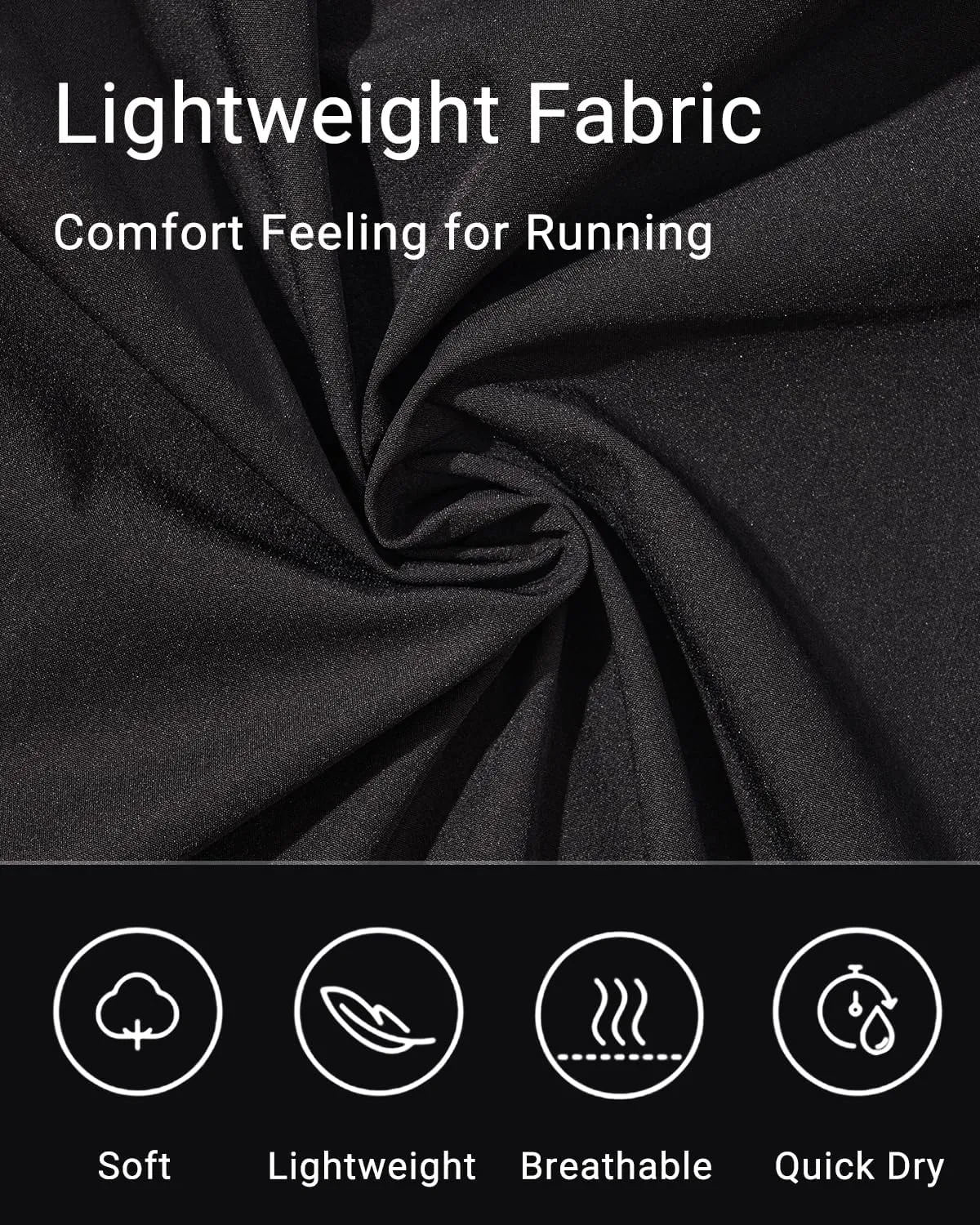 Holipick 3'' High Waisted Running Shorts Mesh Liner Quick Dry Athletic Gym Track Workout Shorts Lightweight with Zip Pocket
