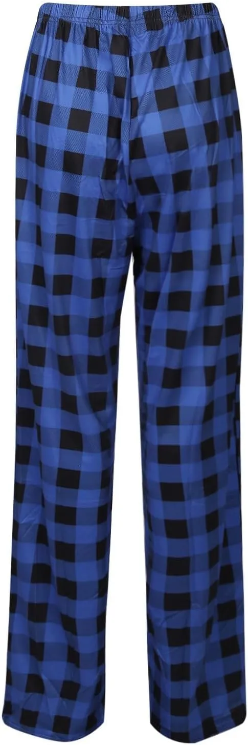 HTHLVMD Womens Pajama Pants Fashion Elastic Waist Relaxed Fit Drawstring Sleep Bottoms Pj Pants for Women