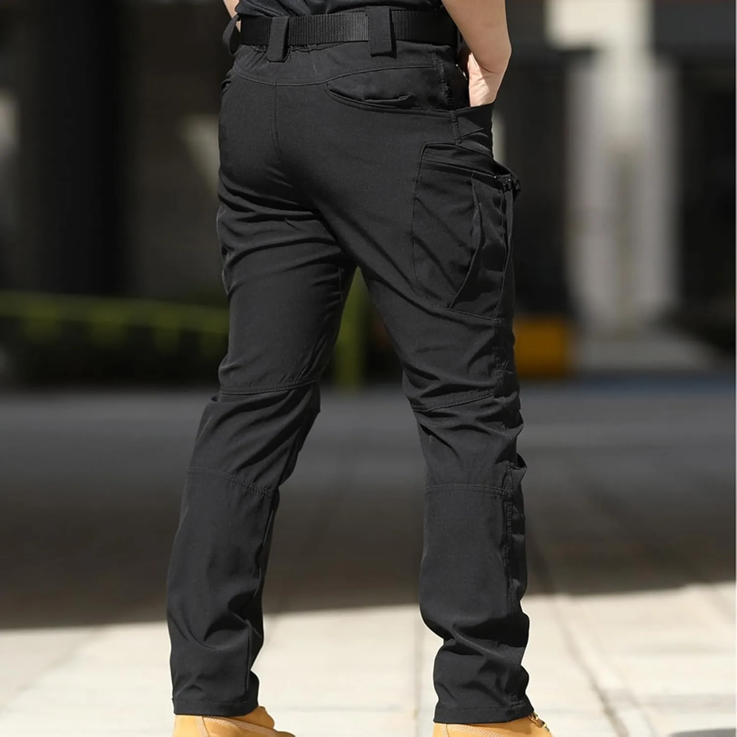 Hulpvktsgiq Cargo Pants Mens Slim Fit Multi Pockets Hiking Pants Baggy Cargo Pants Flex Carpenter Pants