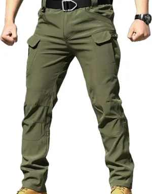 Hulpvktsgiq Cargo Pants Mens Slim Fit Multi Pockets Hiking Pants Baggy Cargo Pants Flex Carpenter Pants