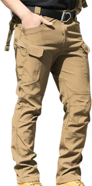 Hulpvktsgiq Cargo Pants Mens Slim Fit Multi Pockets Hiking Pants Baggy Cargo Pants Flex Carpenter Pants