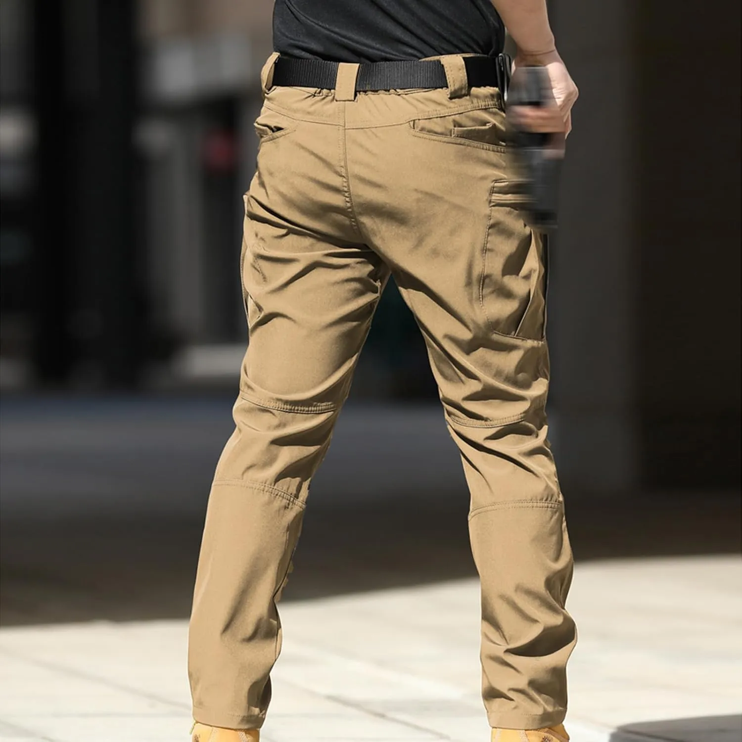 Hulpvktsgiq Cargo Pants Mens Slim Fit Multi Pockets Hiking Pants Baggy Cargo Pants Flex Carpenter Pants