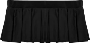 iEFiEL Women Schoolgirl Pleated Mini Cosplay Skirt Ruffle Lingerie Sleepwear Nightwear Clubwear