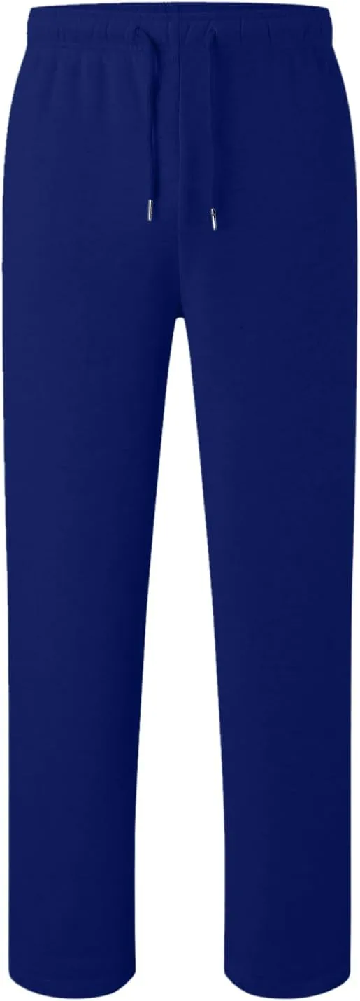 Jogging Pants Men,Mens Baggy Sweatpants with Pockets Fleece Lined Yoga Pants Hiking Pants Workout Pants Lounge Pants