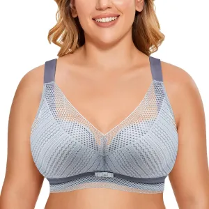 Lace Lingerie for Womens Underwire Bra Lace Floral Bra Unlined Unlined Plus Size Full Coverage Bra