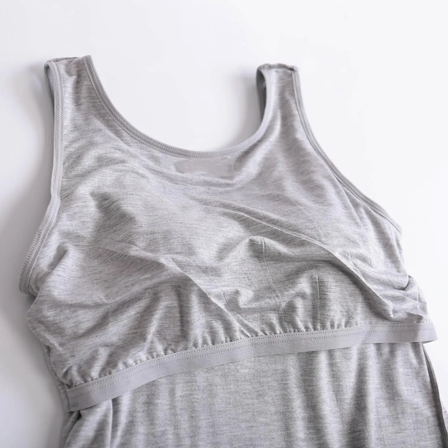 Lastesso Tank Tops with Built in Bras Trendy 2024 Summer Tank Top for Women Casual Loose Fit Sleeveless Shirt Casual Homewear