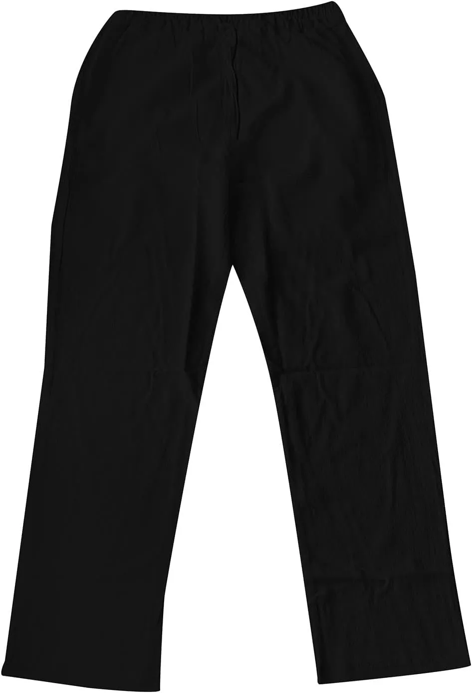 Linen Pants Men Slim Fit Casual Loose Fit Stretch Slacks Big Tall Flat Front Flex Golf Straight Long Pants
