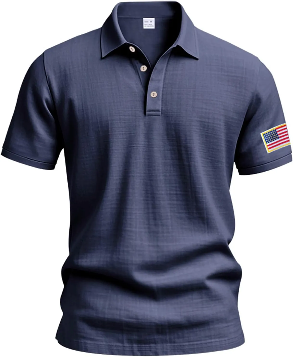 Linen Shirts for Men 4th of July Patriotic Shirts American Flag Print Tops Summer Beach Breathable Vacation Shirts