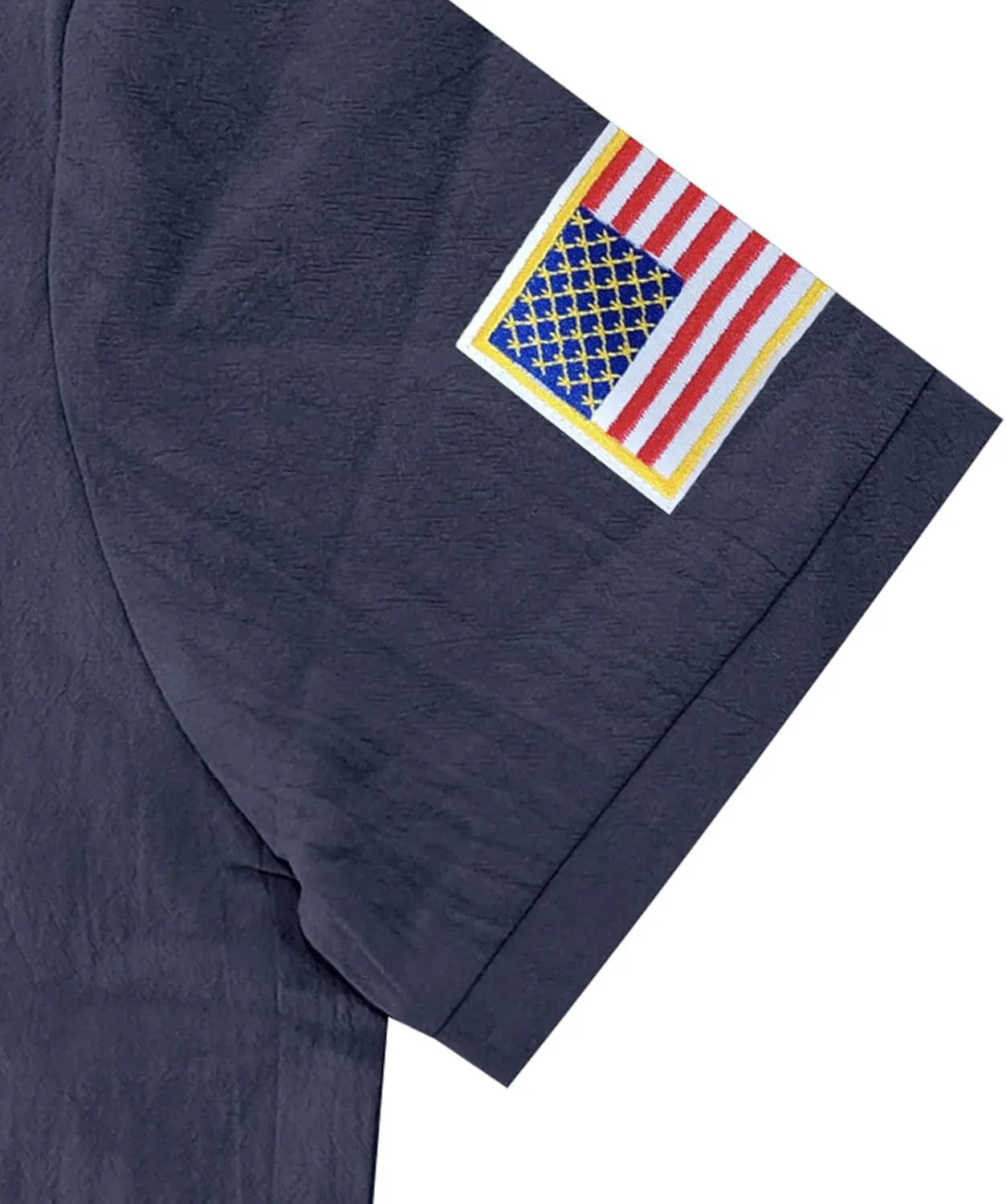 Linen Shirts for Men 4th of July Patriotic Shirts American Flag Print Tops Summer Beach Breathable Vacation Shirts