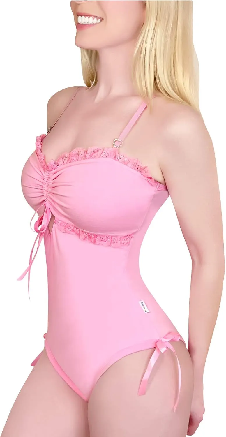 Littleforbig Cotton Romper Onesie Pajamas Bodysuit - Sugar Baby