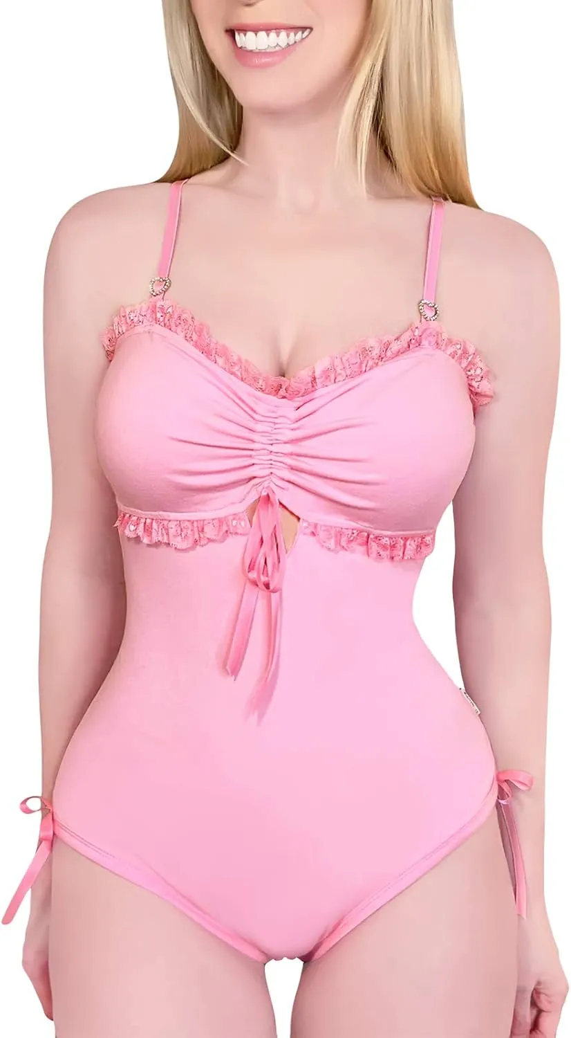 Littleforbig Cotton Romper Onesie Pajamas Bodysuit - Sugar Baby