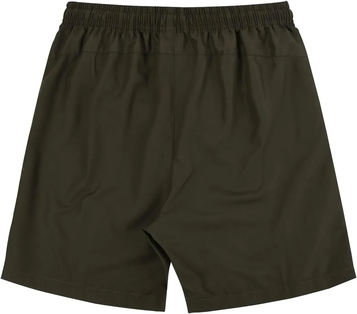 MADHERO Men Swim Trunks with Zipper Pockets Quick Dry Bathing Suits Mesh Lining