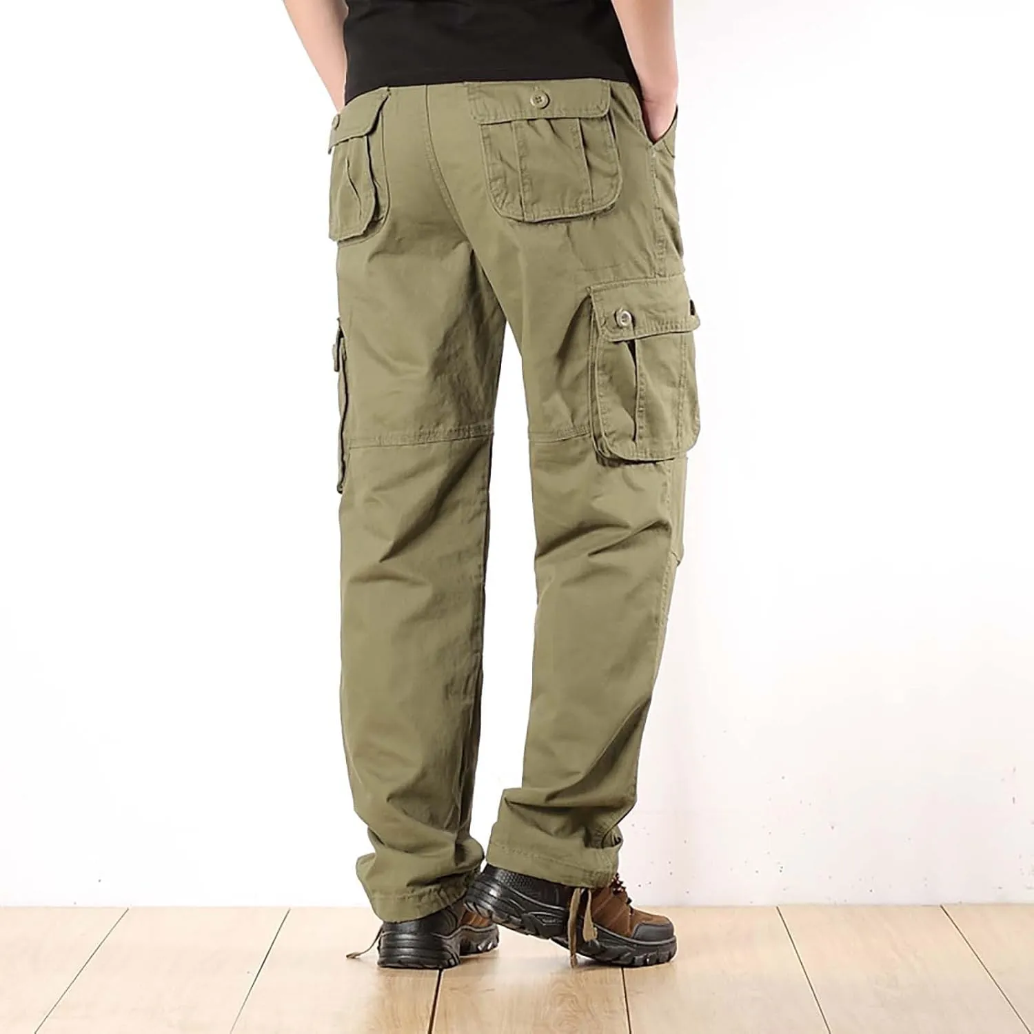 Mens 2024 Tactical Pants Casual Cargo Pants Hiking Pants Workout Joggers Work Sweatpants Lightweight Pants Outdoor