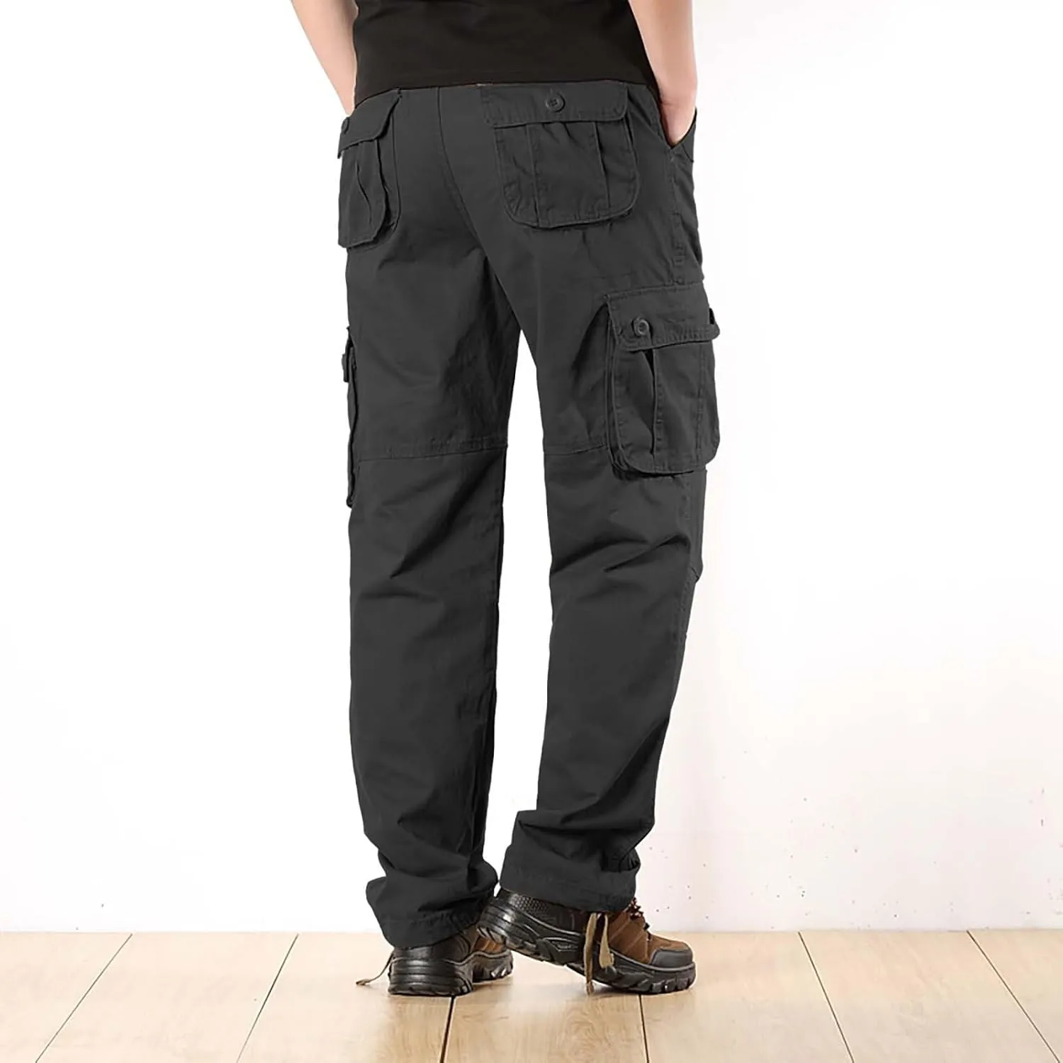 Mens 2024 Tactical Pants Casual Cargo Pants Hiking Pants Workout Joggers Work Sweatpants Lightweight Pants Outdoor