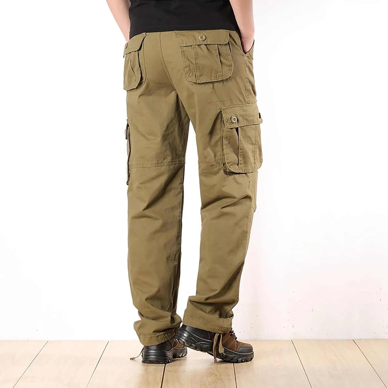Mens 2024 Tactical Pants Casual Cargo Pants Hiking Pants Workout Joggers Work Sweatpants Lightweight Pants Outdoor