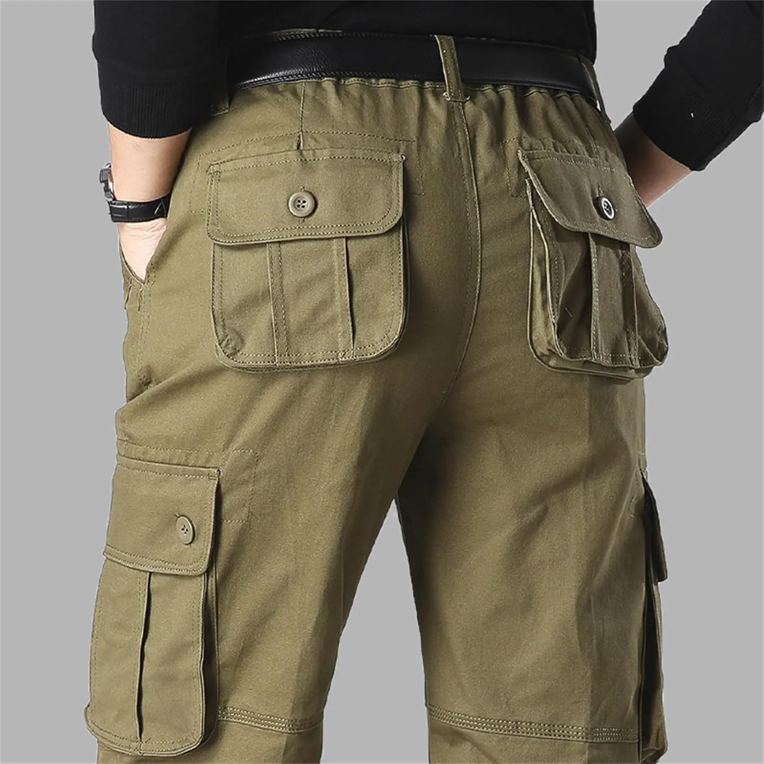 Mens 2024 Tactical Pants Casual Cargo Pants Hiking Pants Workout Joggers Work Sweatpants Lightweight Pants Outdoor