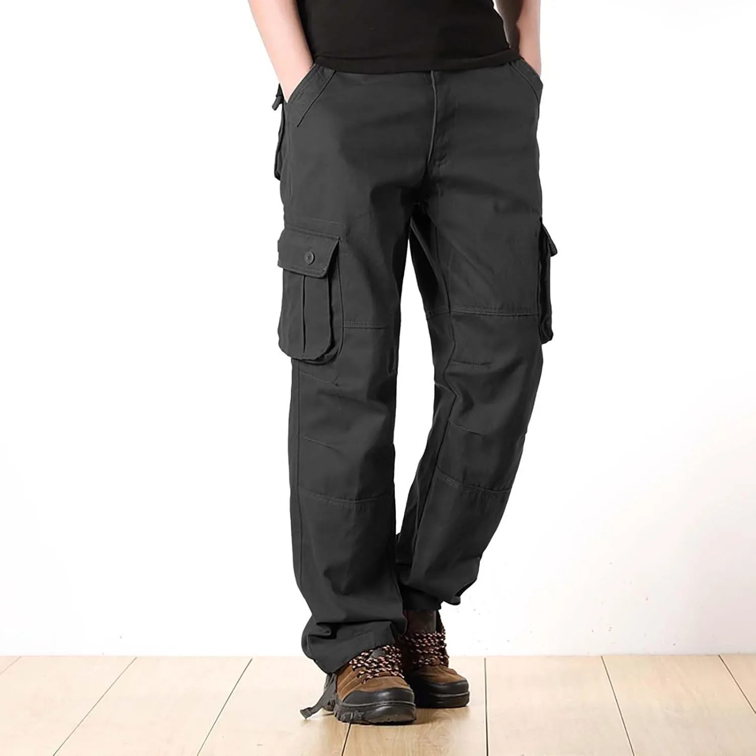 Mens 2024 Tactical Pants Casual Cargo Pants Hiking Pants Workout Joggers Work Sweatpants Lightweight Pants Outdoor