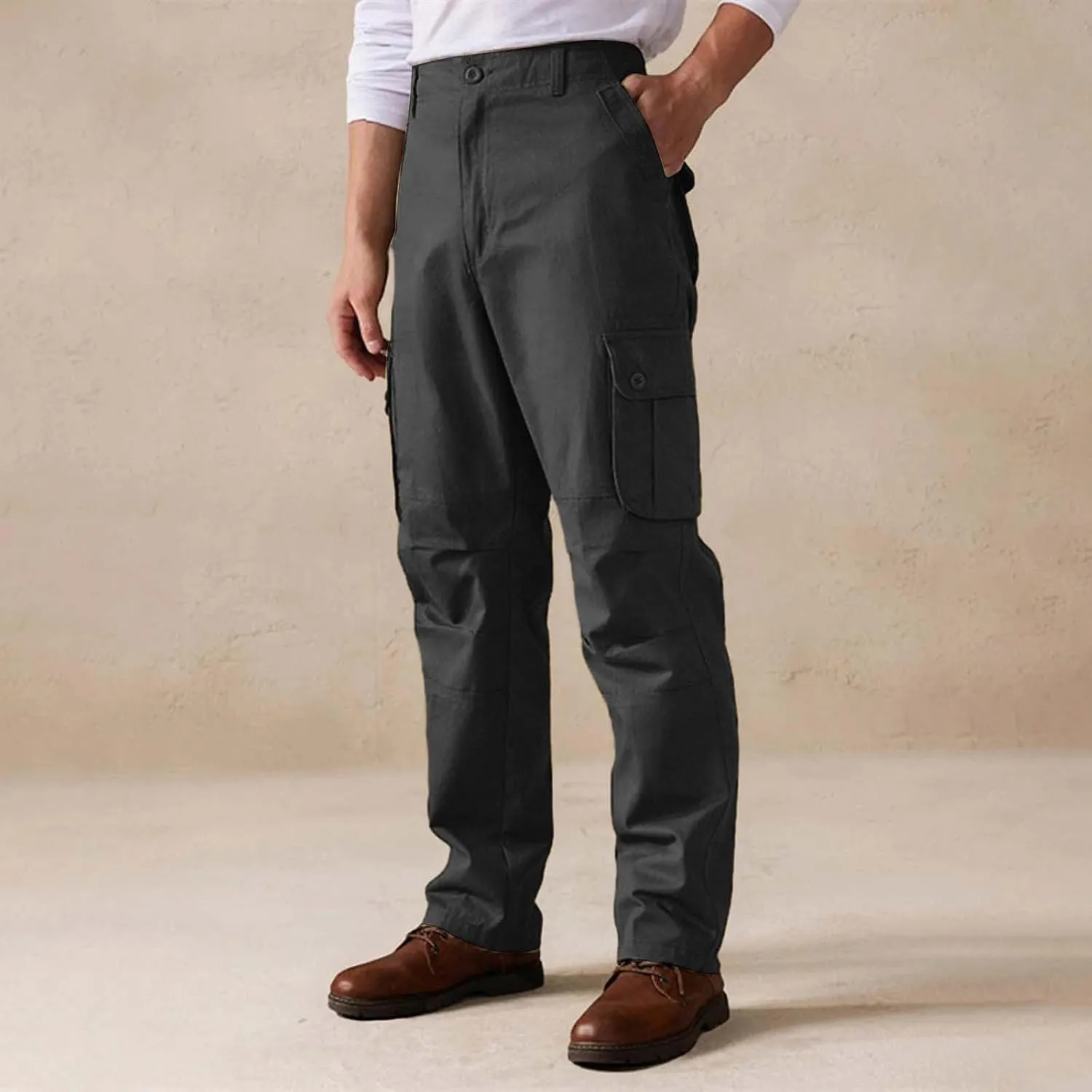 Mens 2024 Tactical Pants Casual Cargo Pants Hiking Pants Workout Joggers Work Sweatpants Lightweight Pants Outdoor