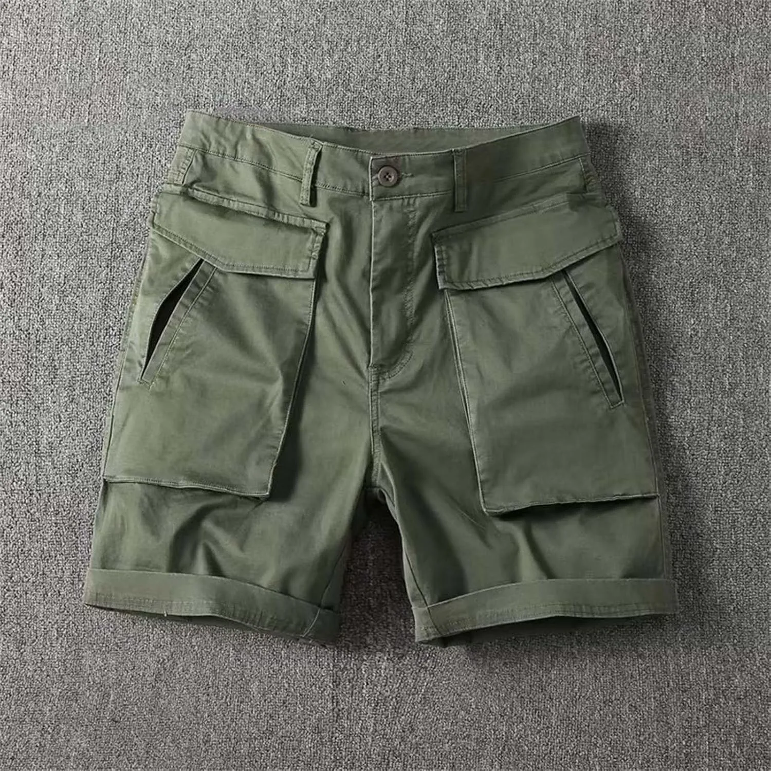 Men's Cargo Pants Cotton Work Trousers Men Trousers Linen Men's Cotton Cargo Pants Multi-Pocket Trousers for Trekking