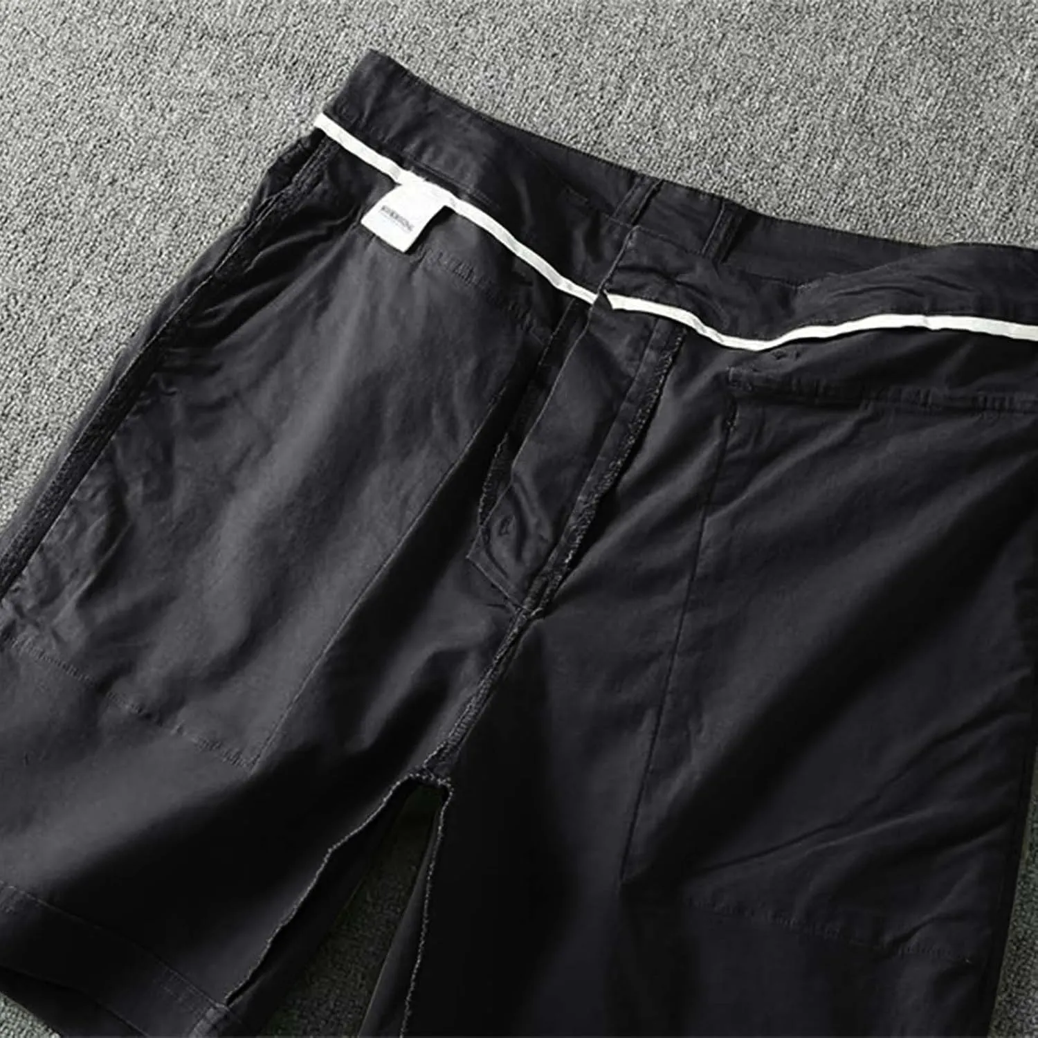 Men's Cargo Pants Cotton Work Trousers Men Trousers Linen Men's Cotton Cargo Pants Multi-Pocket Trousers for Trekking