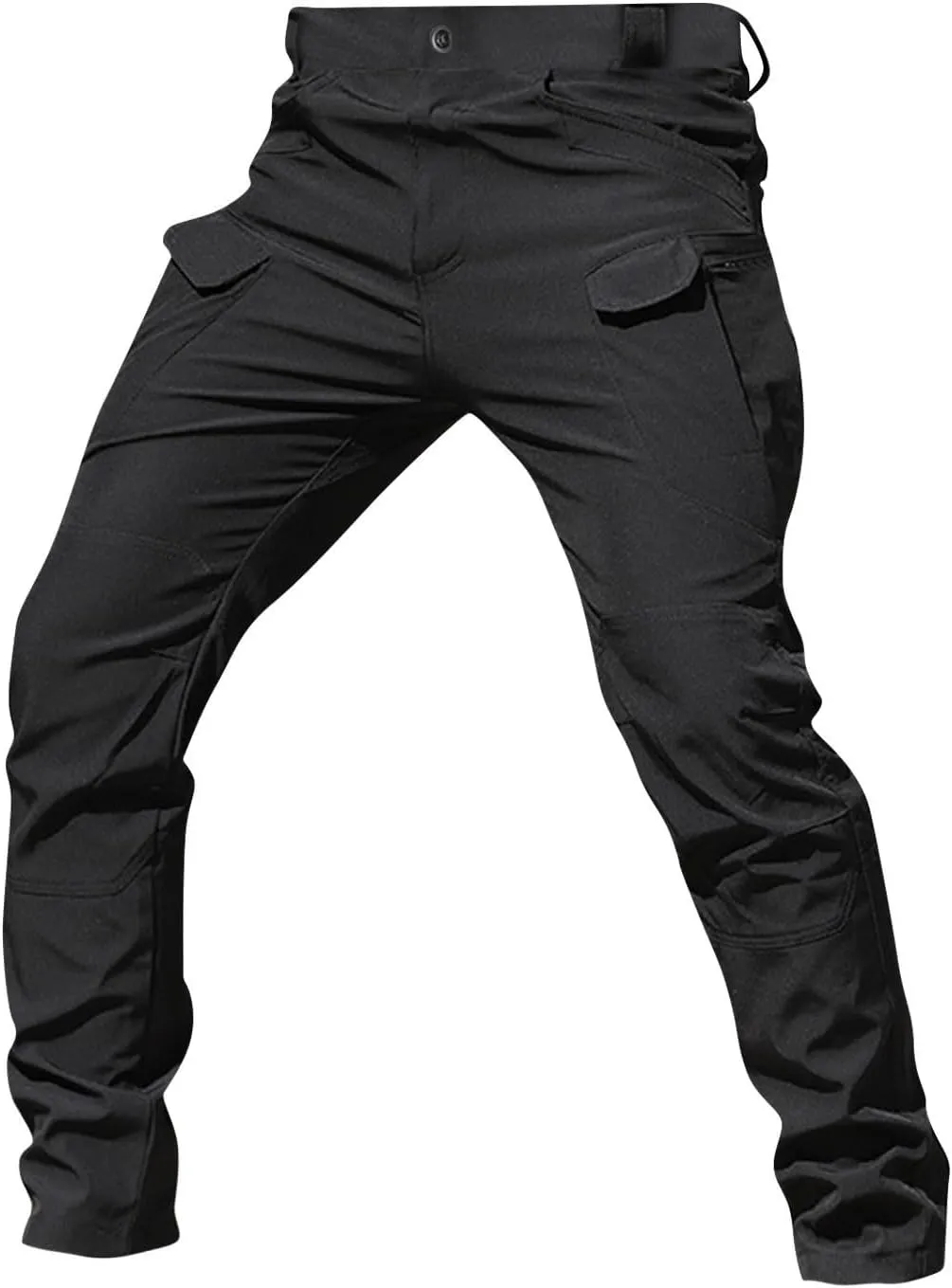 Mens Cargo Pants Relaxed Fit Stretch Construction Work Pants Outdoor Lightweight Ripstop Tactical Pants Hiking Pants