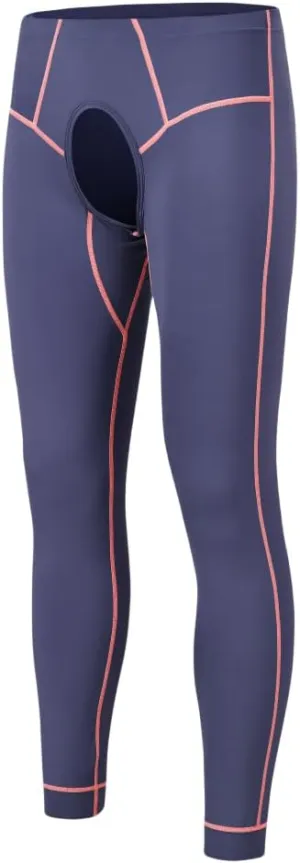 Mens Compression Pants Base Layer Athletic Leggings Tights Cool Dry Front Opening Workout Sports Gym Running Yoga Pant