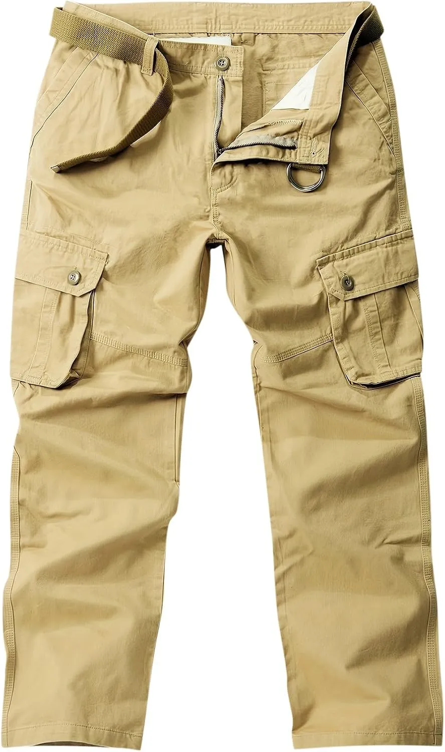 Mens Hiking Pants Outdoor Mens Cargo Pants Casual Lightweight Joggers Work Pants Multi-Pocket Military Pants
