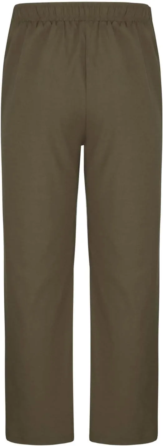 Mens Linen Pants Casual Pants Relaxed-Fit Beach Pants Summer Trousers Drawstring Elastic Waist Pants