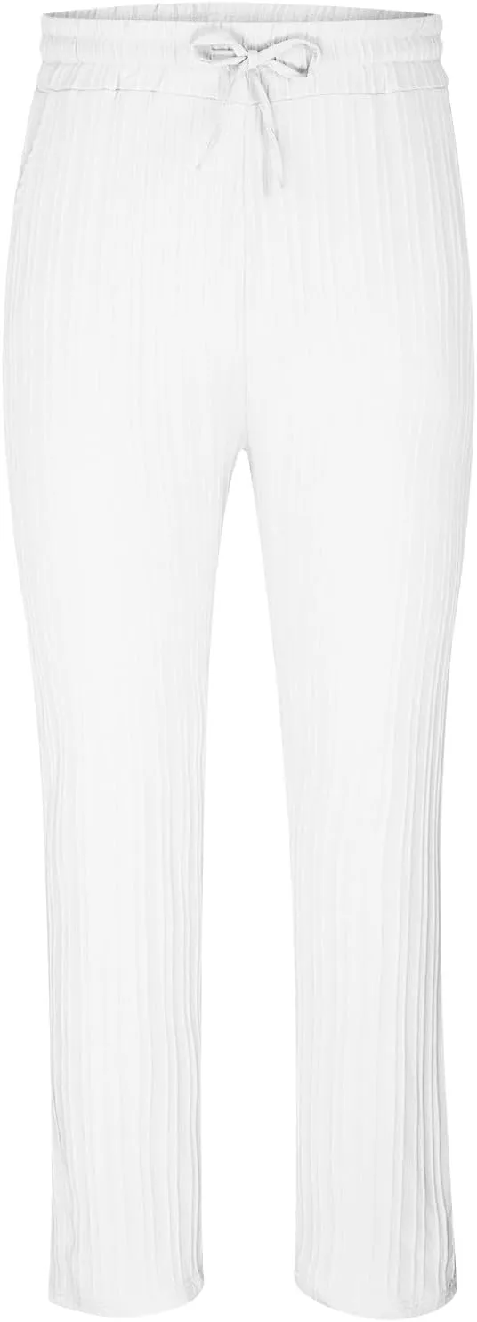 Men's Linen Pants Casual Pants Relaxed-Fit Beach Trousers Summer Yoga Pants Drawstring Elastic Waist Pants