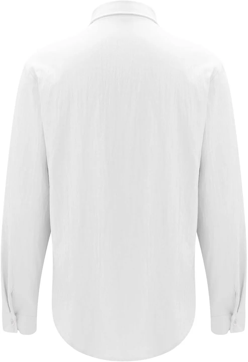 Men's Long Sleeve Casual Button Down Shirts Untucked Shirts for Men Business Work Shirts Regular Fit Dress Shirt