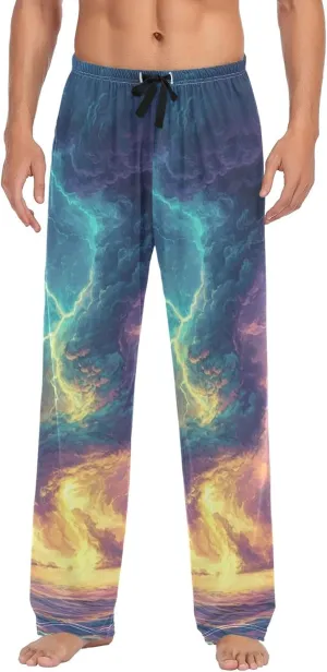 Mens Pajama Pants Soft Cozy Comfortable Pajama Bottoms Fashion lounge Pants