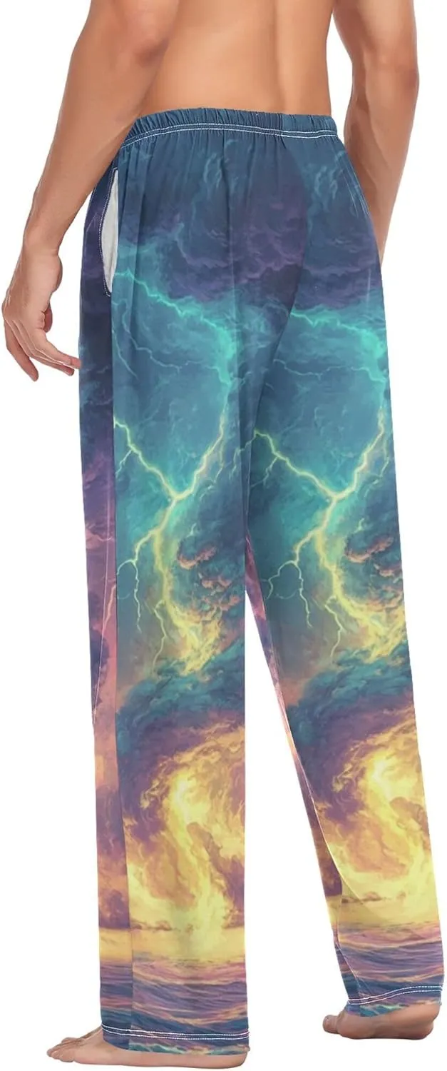 Mens Pajama Pants Soft Cozy Comfortable Pajama Bottoms Fashion lounge Pants