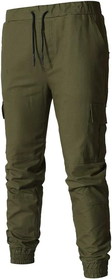 Mens Punk Pants Slim Fit Cargo Pants for Men Plus Size Cargo Pants Men Winter Sweat Pants Men School Pants Men