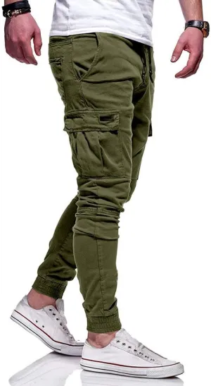Mens Punk Pants Slim Fit Cargo Pants for Men Plus Size Cargo Pants Men Winter Sweat Pants Men School Pants Men