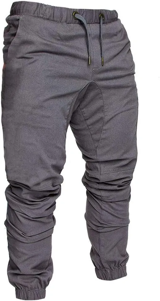 Mens Punk Pants Slim Fit Cargo Pants for Men Plus Size Cargo Pants Men Winter Sweat Pants Men School Pants Men